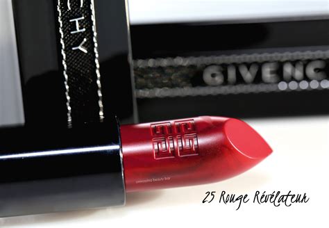 givenchy rouge revelateur no 25|givenchy le rouge interdit.